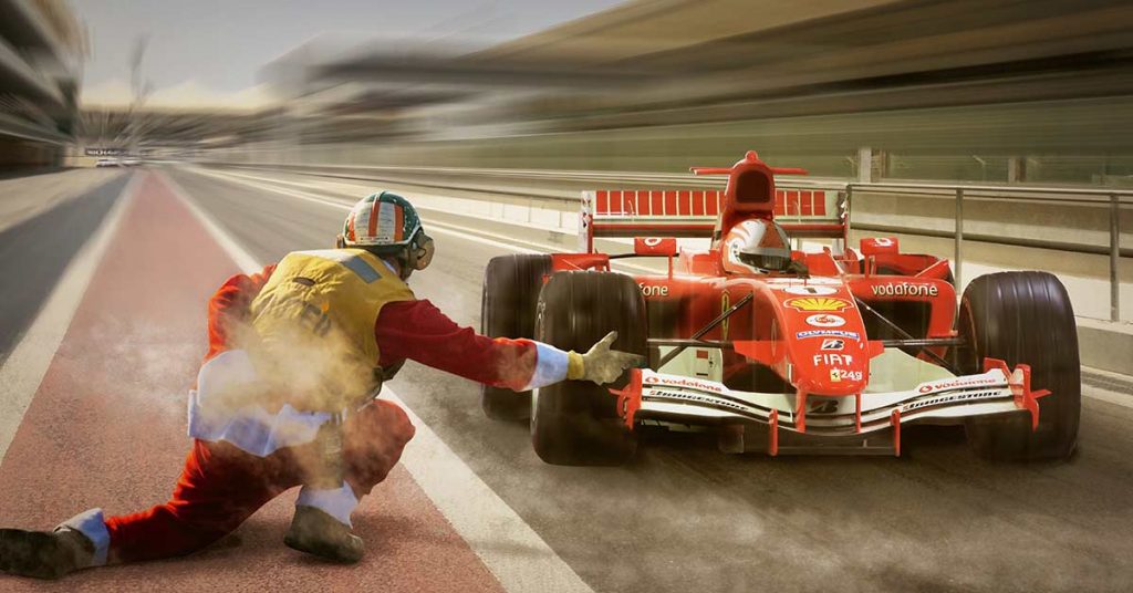 الرهان على الفورمولا 1: سباق السيارات