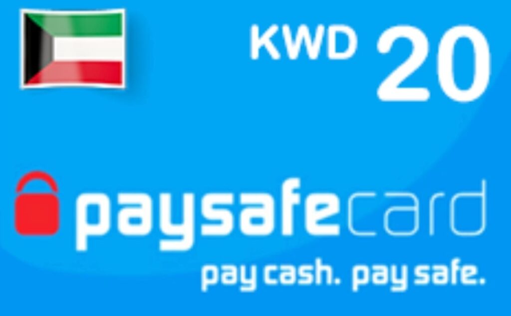 paysafe card 20 kwd voucher