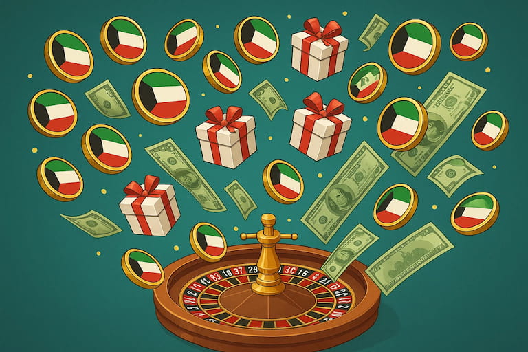 مكافآت روليت اون لاين للاعبين في الكويت