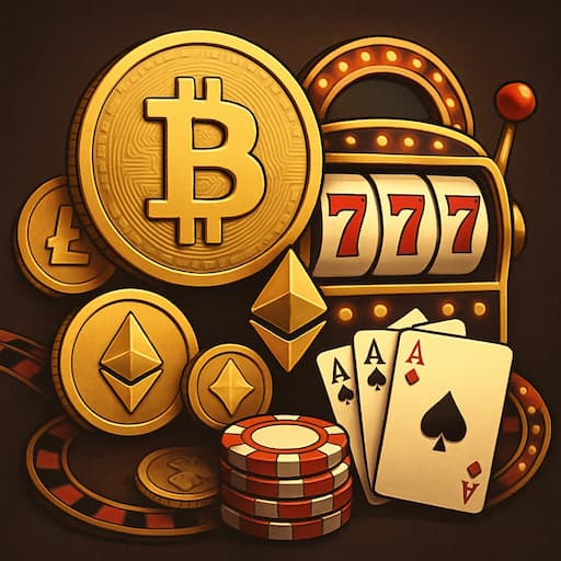crypto casino concept