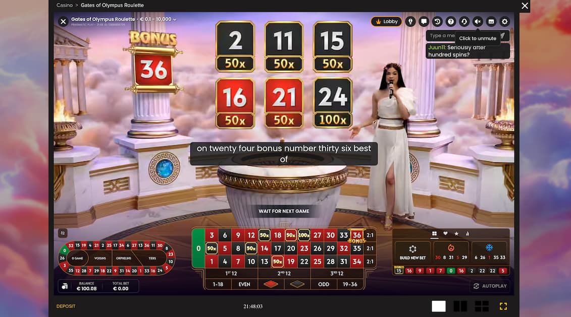 Gates of Olympus Rouylette Stage 2