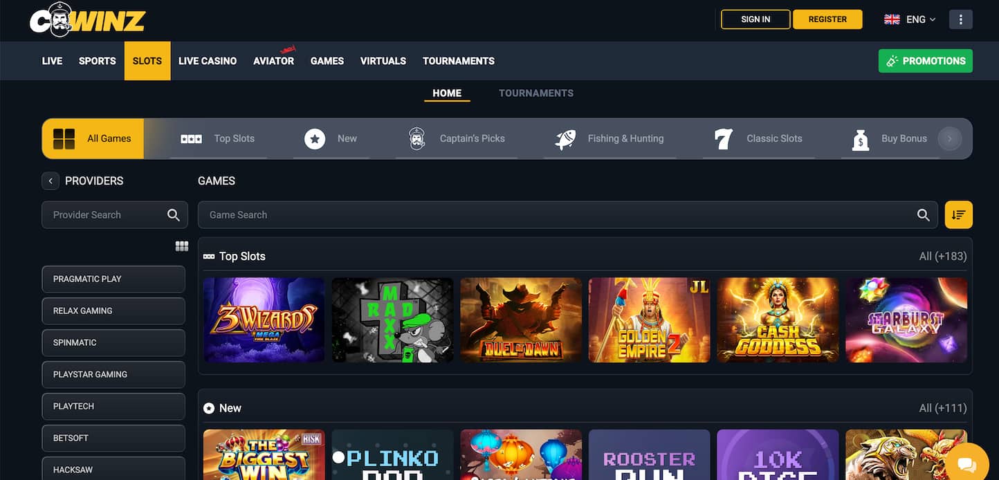 Cwinz-Online-Casino-section