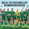 العراق في كأس العالم 2026: المجموعة والقائمة والبرنامج