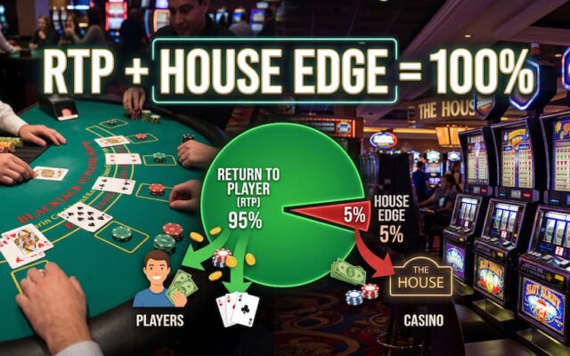 RTP and House Edge: How Are They Calculated?