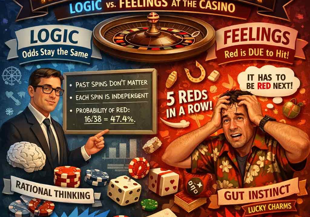 The Gambler’s Fallacy: Logic vs. Emotion in the Casino