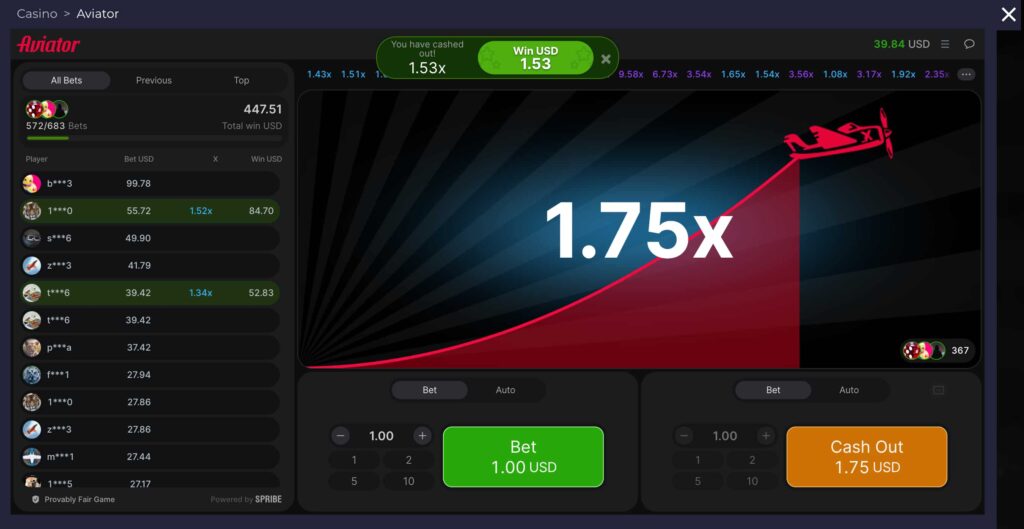 cashed-out-bet-in-Aviator-1024x529