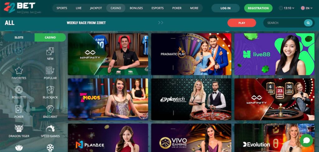 22Bet-live-casino-section