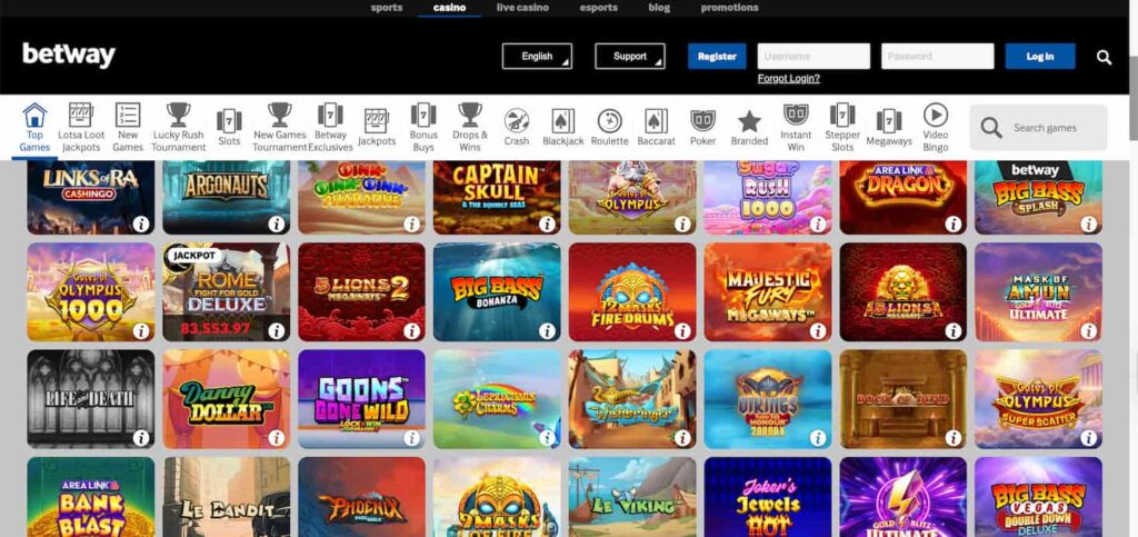 Screenshot-of-the-Betway-Online-Casino-section