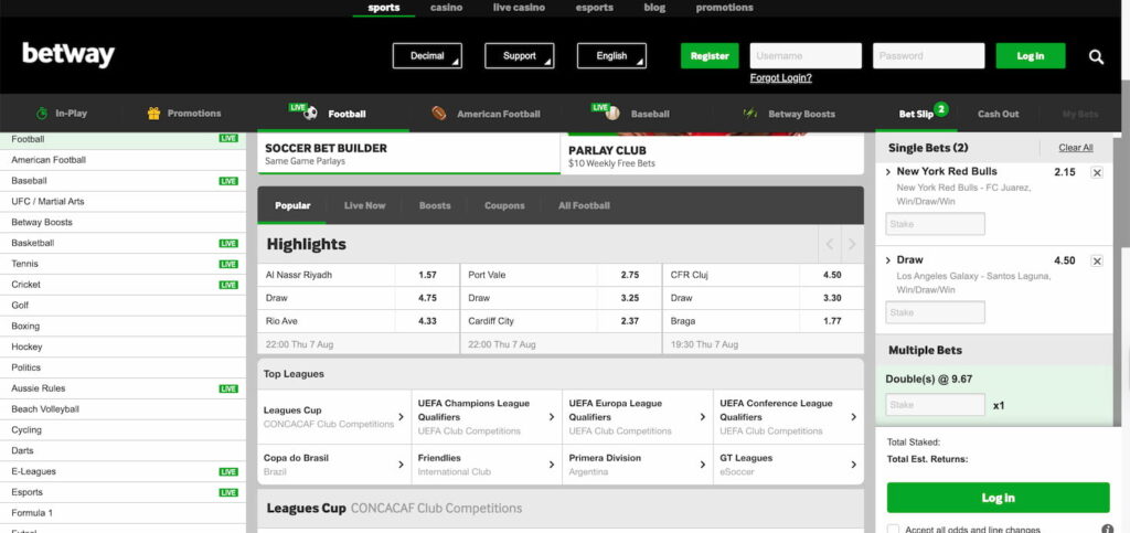 Screenshot-of-the-Betway-Sports-Betting-section