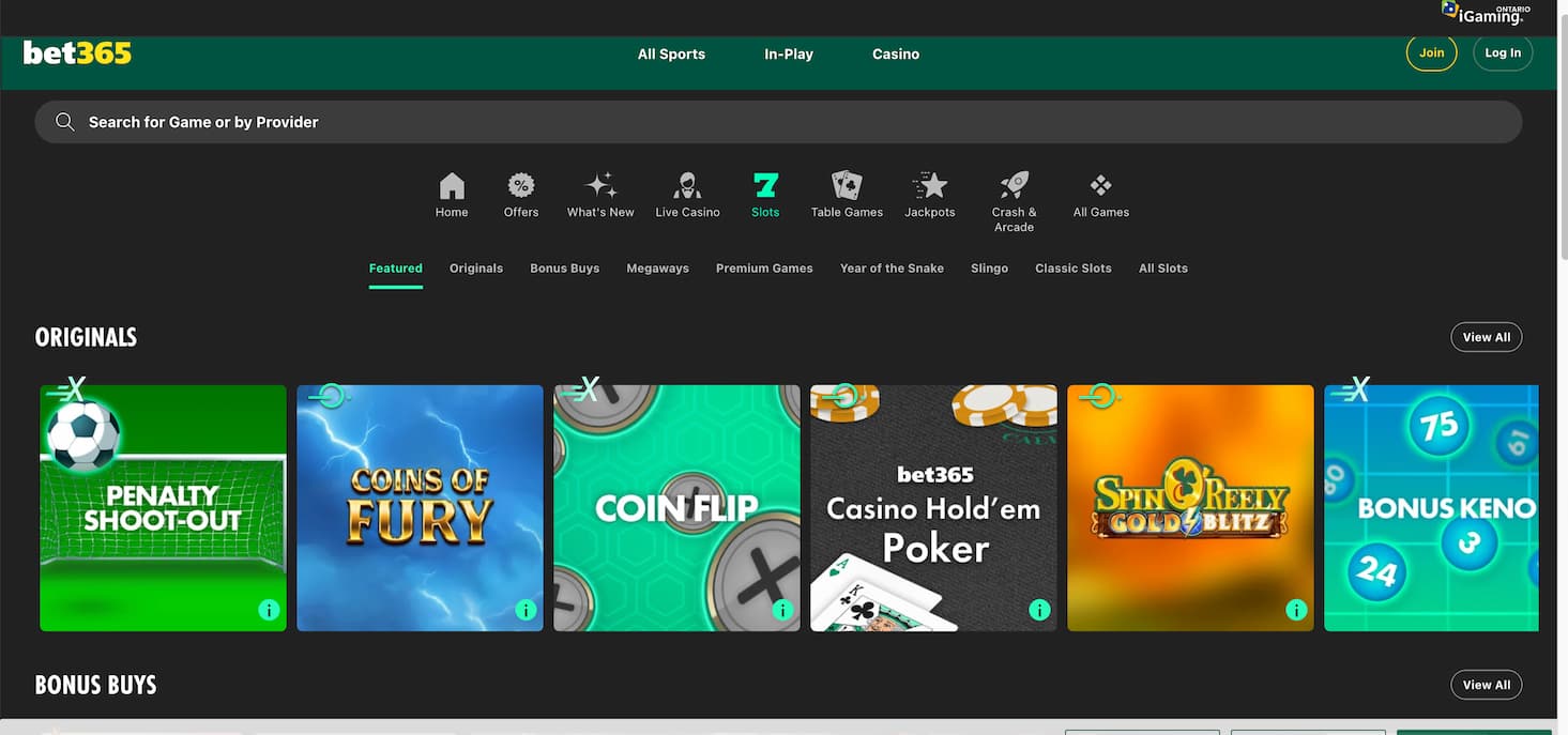 bet365-slots-games-page