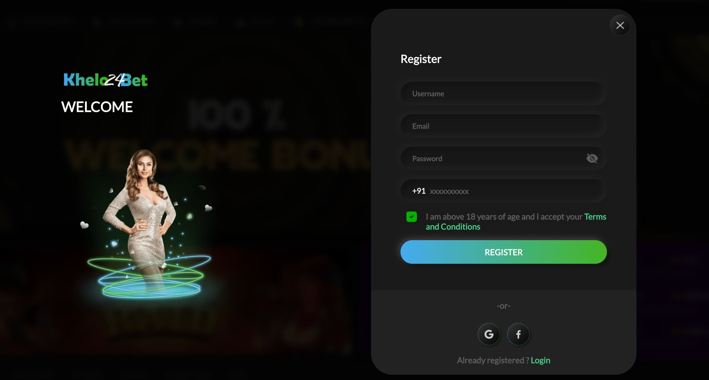 khelo24bet-registration-page