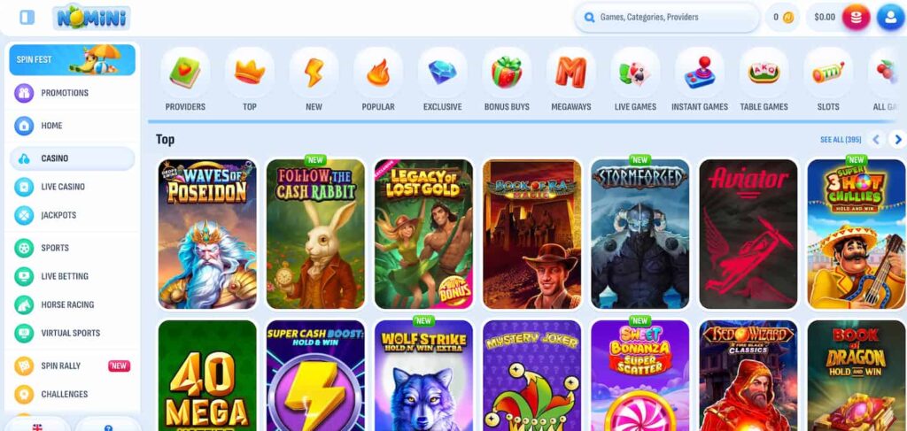 nomini-casino-games-page