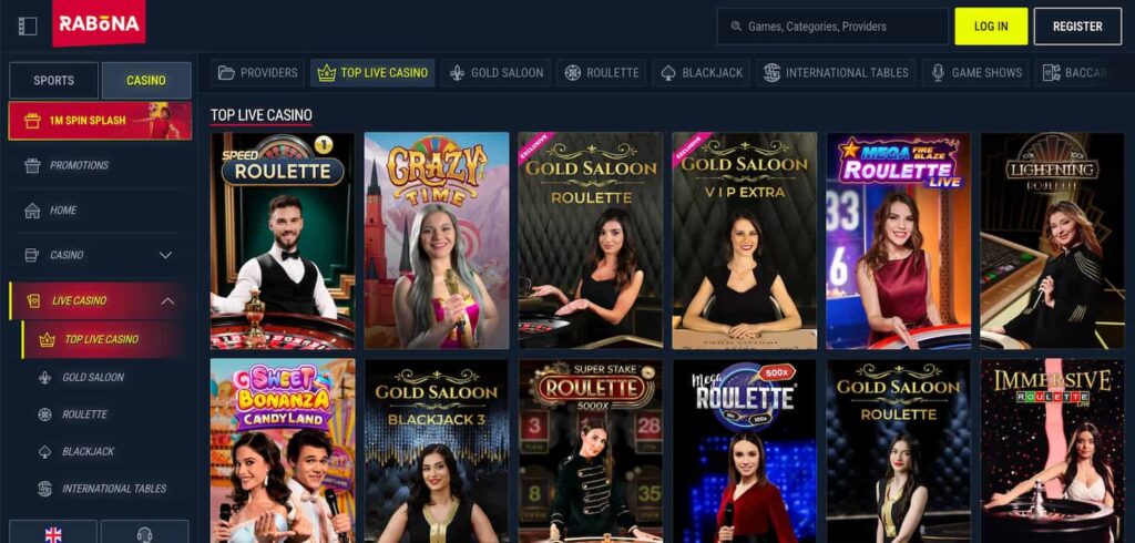 rabona-live-casino-games
