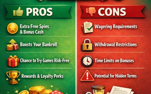Pros and Cons of Online Casino Bonuses for Players in Kuwait