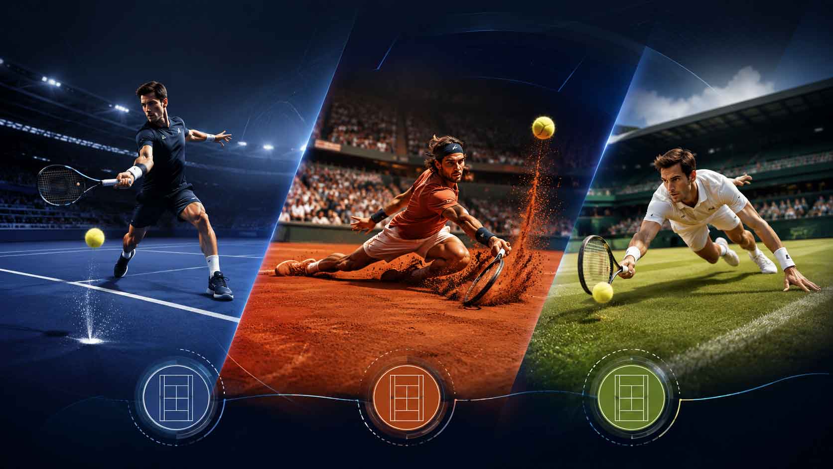 أسطح-الملاعب-في-مراهنات-كرة-التنس-Tennis-betting-court-surfaces