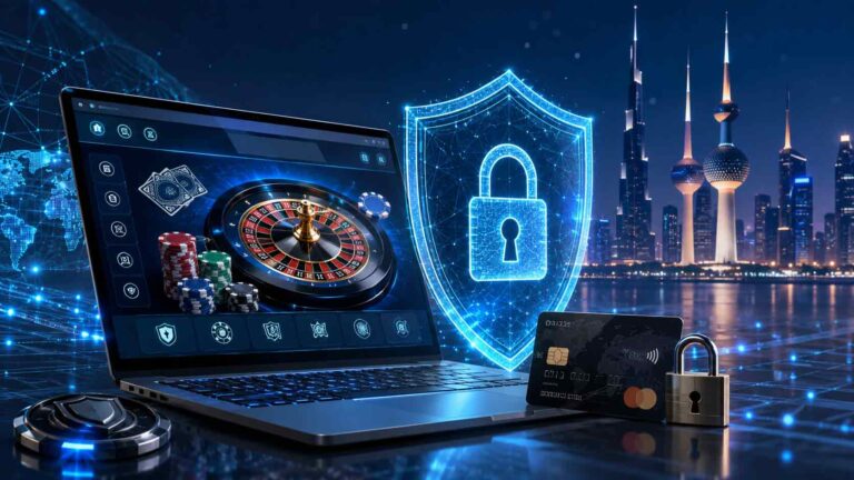 كازينو اون لاين آمن في الكويت: دليلك الشامل للأمن السيبراني